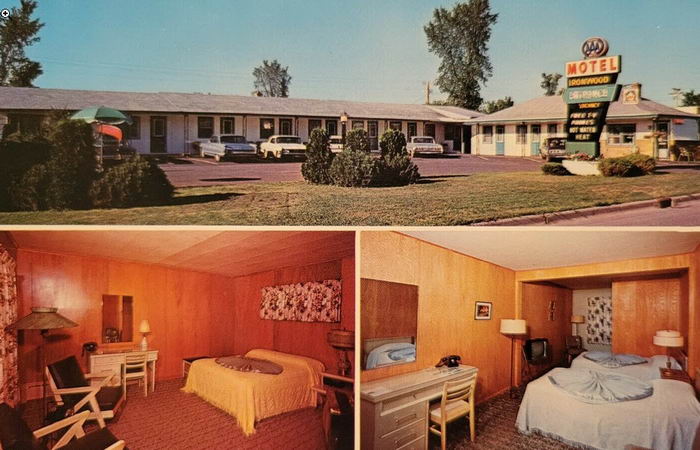 Ironwood Motel - Old Postcard (newer photo)